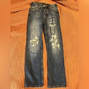 Aeropostale 90s baggy button fly jeans